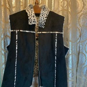 Faux Fur Reversible Vest